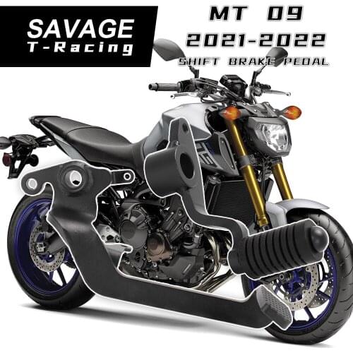 Gear Shift Lever Foot Brake Pedal For YAMAHA MT-09 MT09 Tracer 900GT 2021 2022 Motorcycle Accessories Rear Footboard CNC MT 09