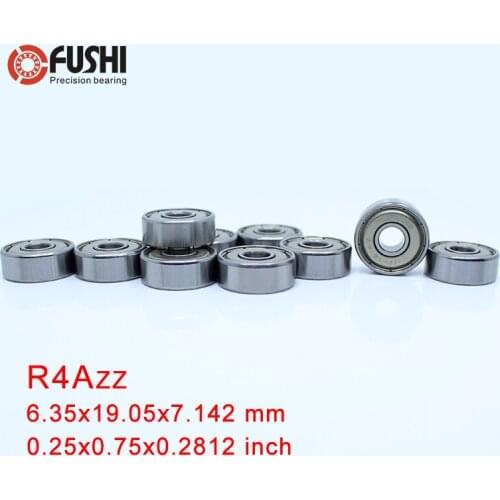 R4AZZ Bearing ABEC-1 (10PCS) 1/4"x3/4"x9/32" inch Miniature R4A ZZ Ball Bearings For RC Model Parts