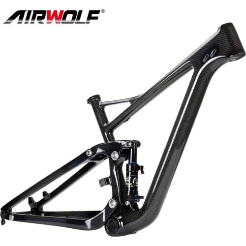 29er Suspension MTB Frame 29er Boost Thru Axle 148mm or 142mm T1000 Toray Carbon Mountain Bike Frameset Include Shock Absorber