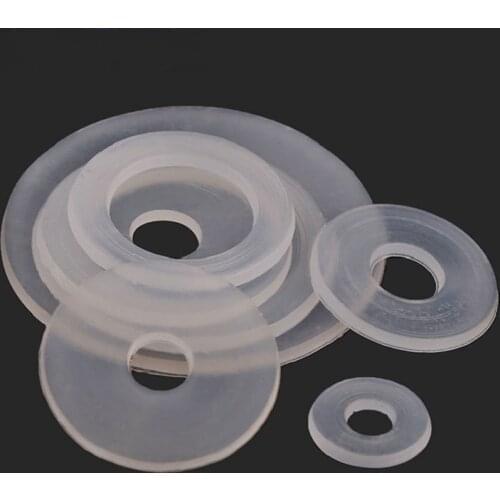 M3 M4 M5 M6 M8 M10 M12 M14 M16 M18 M20 Transparent Plastic Nylon Washer Plated Flat Spacer Washer Gasket transparent insulation