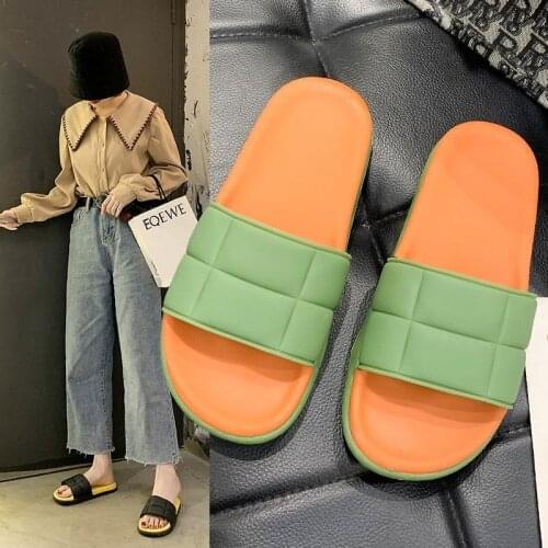 Thick Sole Women Bathroom Slippers Women Indoor Slide Sandals Non-slip Men Ladies Boys Girls Summer Platform Women Shoes