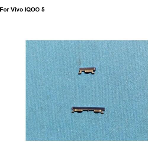 Blue gray Side Button For Vivo IQOO 5 Power On Off Button + Volume Button Side Button Set Replacement Repair For Vivo IQ OO 5