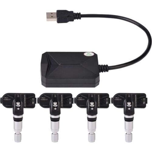 USB Tire Pressure Monitoring System TPMS Android Navigation Tire Pressure Wireless Monitoring Chip Built-in