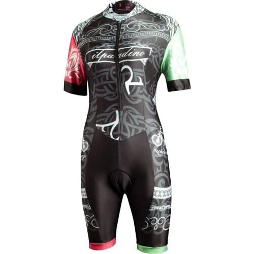 2021 Women Triathlon Suit Flower Black Tri Short Sleeve Clothing Breathable Mountain Bike MTB Road Bike Cycling Jersey