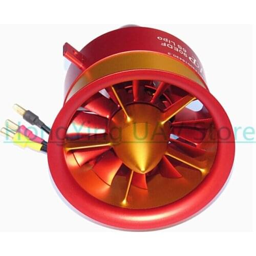 1PC EDF Full Metal Ducted Fan JP 90mm with Three Choice 4250 Motor KV1750 6S KV1330 8S KV1050 12S Motor for Jet RC