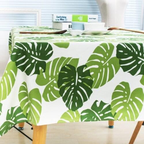 Buulqo Leaf Cotton Linen Fabric by Half Meter for DIY sewing upholstery sofa tablecloth Cotton Material