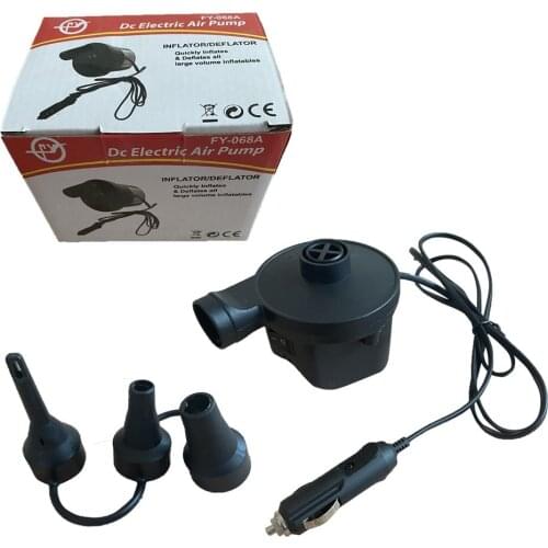 Electric Air Pump Home Inflate Deflate For Air Mattress Air Bed Electric Inflator Pump Small Inflatable Pump