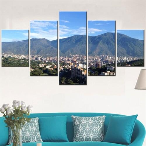 Oil Canvas Painting Modern Wall Art Fall Colors Decorative Pictures Posters and Prints Wall Pictures Living Room Home Decoration