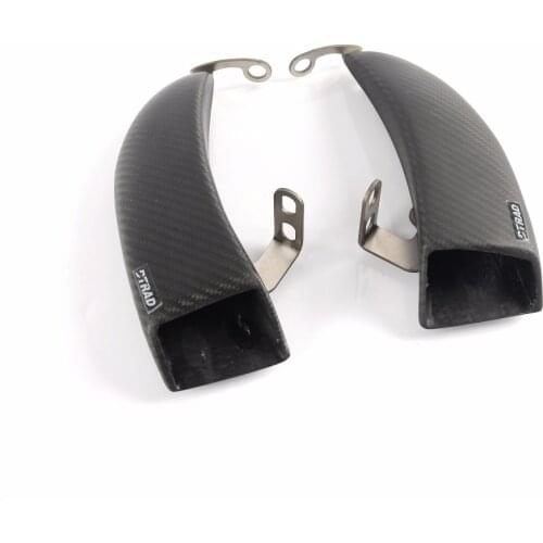 Ducts Cooling Brake Fixing kit For KAWASAKI Ninja 1000 ZX10R 04-10 ZX6R 636 03-18 ZX-12R 04-06 ZZR1100 ZX11 Carbon Fiber