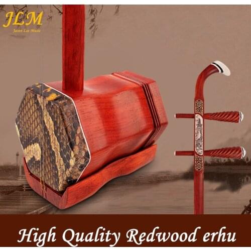 Best Chinese Erhu high quality playing mahogany Redwood erhu Chinese Two stings Violin musical instruments With Case Bow Rosin