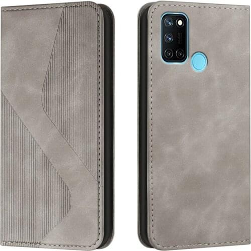 New Magnetic Leather Case na For OPPO Realme7 i Realme 7 Pro 7Pro 7i 5G C11 C15 C25 C12 Narzo 20 30A Skin Feel Wallet Cover Coqu