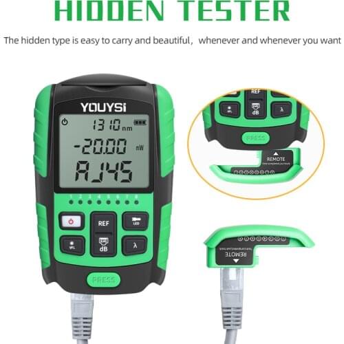 2021 NEW 4 in1 5G 10 Wavelength Optical Power Meter Visual Fault Locator Network Cable Test Optical Fiber Tester VFL free ship