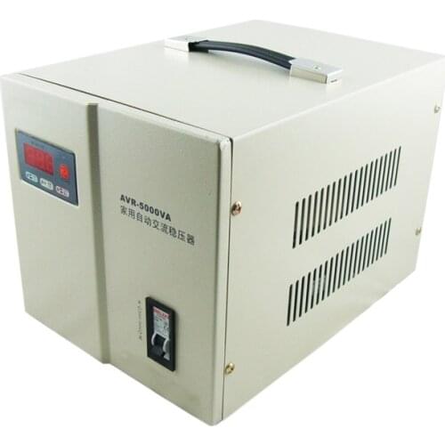 New voltage stabilizer AVR-5000W 5KW automatic household AC regulator / TV PC Refrigerator voltage regulator