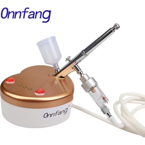 Onnfang heard Portable Airbrush Compressor Painting Sprayer Airbrush Make up Art Body Cake Model Car Water Filling Spary Gun