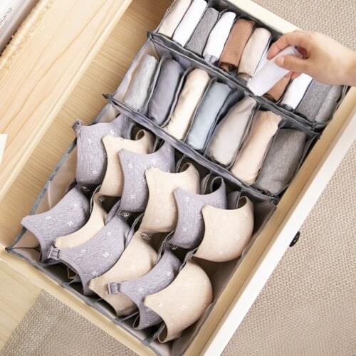 Underwear Bra Organizer Storage Box Cabinet Organizers Wardrobe Home Scarfs Socks Divider Boxes Organization Drawer Dormitory
