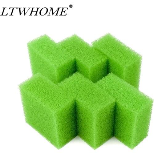 LTWHOME Compatible Medium Aquarium Foam Filter Pads Fit for Juwel Compact / Bioflow 3.0