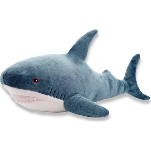 80-140cm Deep sea shark doll ocean animal sofa pillow cushion children gift plush toy