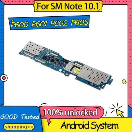 Disassemble Unlocked For Samsung Galaxy Note 10.1 2014 Edition P600 P601 P602 P605 Motherboard Mainboard With Android System
