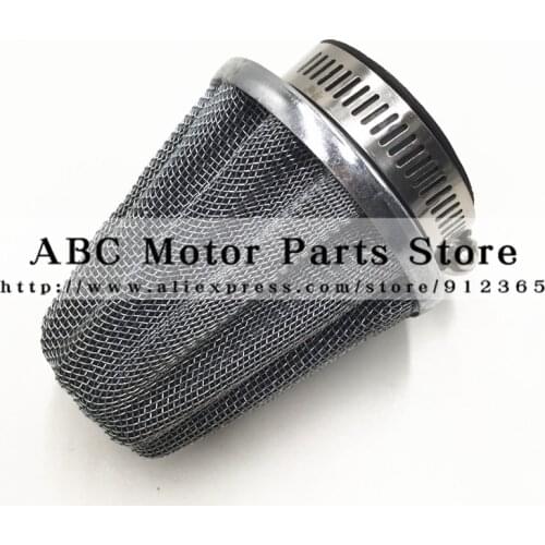 Pit dirt bike ATV Quad Monkey Bike Racing Motorcycle Motocross universal general net mesh Air Filter 38mm 42mm stainless steel