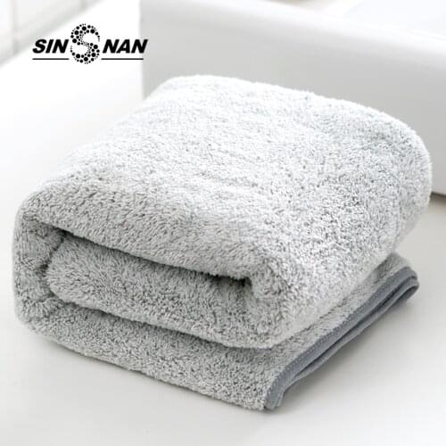 SINSNAN High Quality Carbon Fiber Skin-friendly Bath Towel Super Absorbent Beach Towel Shower Swimming Spa Sport Travel Towels