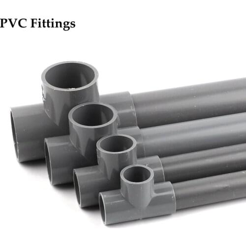 30pcs/lot 25mm PVC Tee Joints Farm Irrigation System Fittings Aquarium Tank Household Tap Pipe Adapter Garden Water Connectors