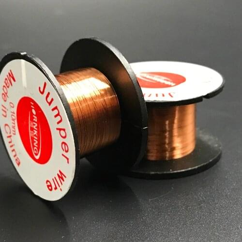 0.1mm Link Jumper Wire Copper Soldering Wire Maintenance Jump Line for Mobile Phone Computer PCB Welding Repair Tools