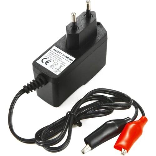 12V Lead Acid Battery Charger Clip Charger 14.8V 1A Lead Acid Battery Smart Automatic Charger For 12V Sealed Lead Acid Battery