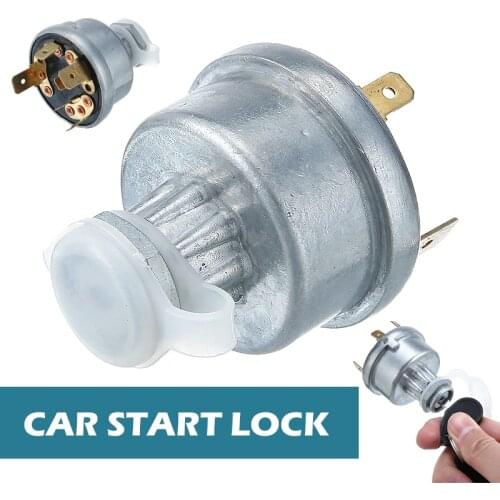Mayitr 1pc Universal Tractor Ignition Switch Starter With 2 Keys For Massey Ferguson David Brown Nuffield Valmet/Valtra