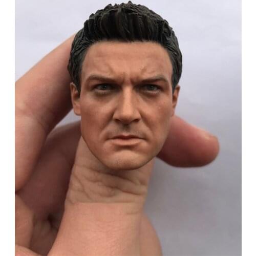 In Stock For Sale 1/6th Jeremy Renner Male Head Sculpture For Usual 12inch Doll Action Figure