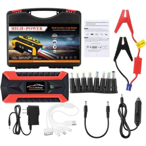89800mAh Car Jump Starter Pack Booster LCD 4 USB Charger Battery Power Bank New for Car Battery Charger Buster Powerbank