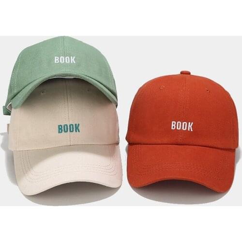 Japanese Simple Outdoor Baseball Cap Sunscreen Sun Hat Fashion Adjustable Men Women Couple Student Letter Embroidery Hip Hop Hat