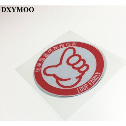 Japan Osaka LOOP Family Car Stickers NO GOOD RACING Motorcycle Decals 3M