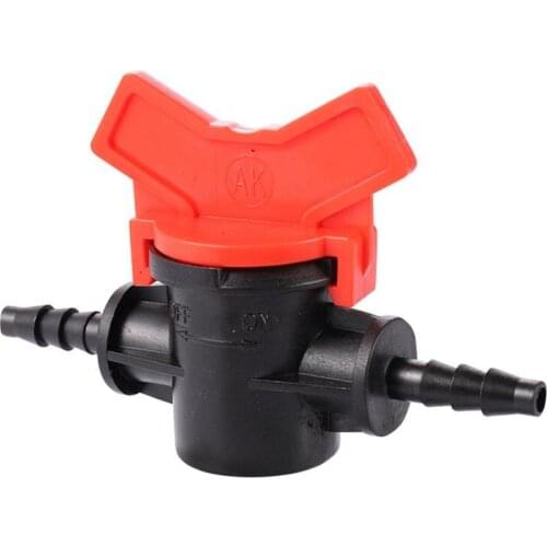 1/4 Inch Hose Mini Straight-through Valve Two-way Valve Ball Valve shut-off fittings pipe ValveCapillary Water Hose 1 Pc