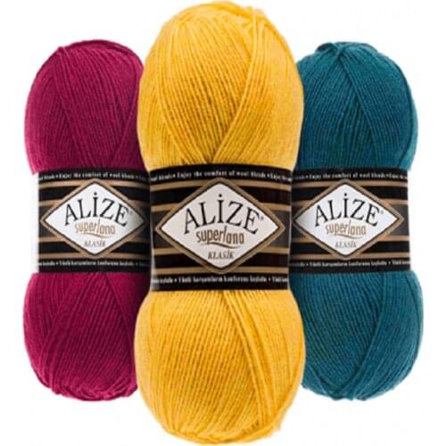 1 pack 5 pieces Yarn Alize Superlana hand knitting yarn 1st class if quality knitting yarn DIY knitting