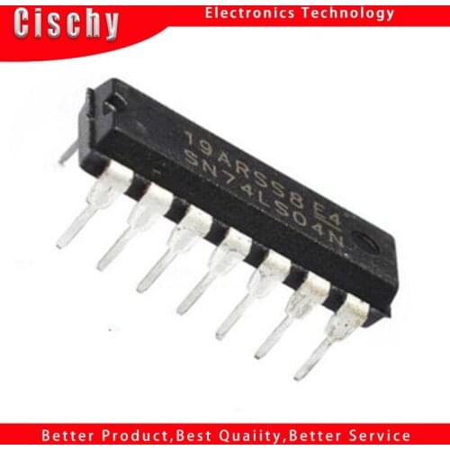 1cs/lot SN74LS04N DIP14 SN74LS04 DIP 74LS04N 74LS04 DIP-14 HD74LS04P new IC