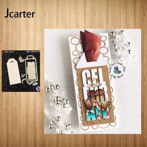 2021 New Arrival Metal Cutting Dies Celebrate Label Craft Handmade Knife Mould Blade Punch Stencils Dies Cut Scrapbooking Model