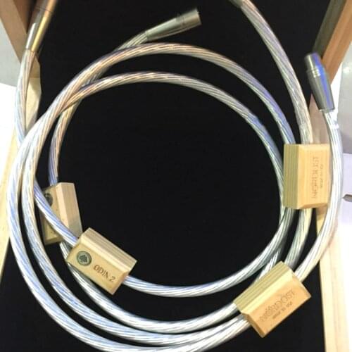 Pair Nordost Odin2 Silver Supreme Reference XLR Balance Cable for HiFi Audio Amplifier CD Player