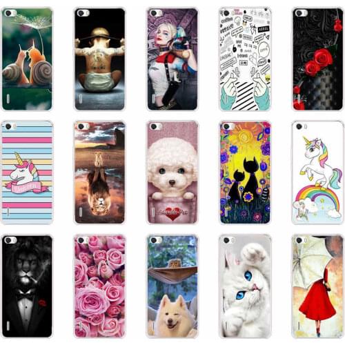 For Huawei Honor 6 Case H60-L01 H60-L02 H60-L04 H60-L12 Case Silicon TPU Soft Back Cover For Huawei Honor 6 Phone Cases