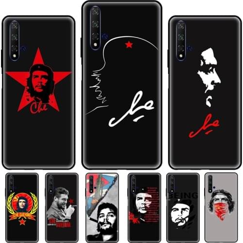Che Guevara Smoking Cigar For Huawei Y3 Y5 Y6 Y7 2017 2018 Y9 Prime 2019 Y7A Y5P Y6P 2020 Nova 5T 2 3 i Phone Case