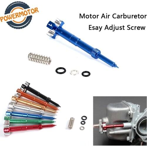 CNC Easy Adjustable Fuel Mixture Screw CNC Air Fuel Mixture Screw For Motorcycle ATV Dirt Bikes FCR MX Carburetor Motor 4 Stroke