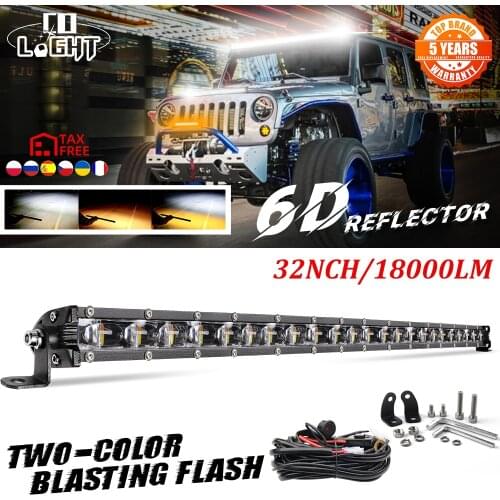 CO LIGHT 32" 180W LED Bar Offroad Spot Flood Combo Strobe LED Light Bar/Work Light for Truck Car SUV 4WD 4x4 Boat Barra 12V 24V