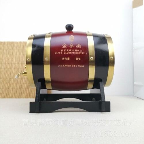 Wooden Wine Barrel Decor Toneles De Vino Oak Barrel for Whisky Llave De Grifo De Cobre Barril De Vinho Wine Barrel BG50WB