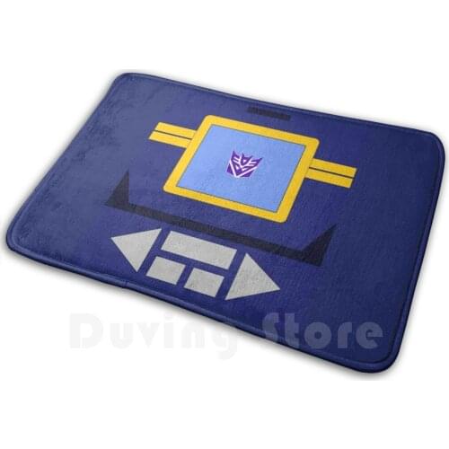 Decepticon Soundwave Carpet Mat Rug Cushion Soft Non - Slip Soundwave G1 Decepticon Cassette Tape Ravage Rumble Laserbeak