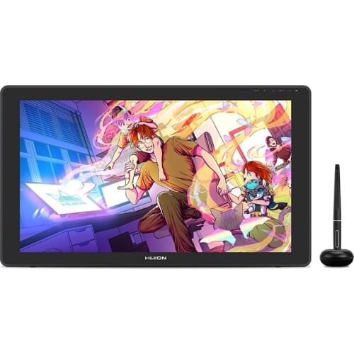 HUION Kamvas 24 Plus Pen Dispaly Tablet Monitor 23.8-inch Digital Graphics Drawing Monitor with 8192 levels Battery-free Pen