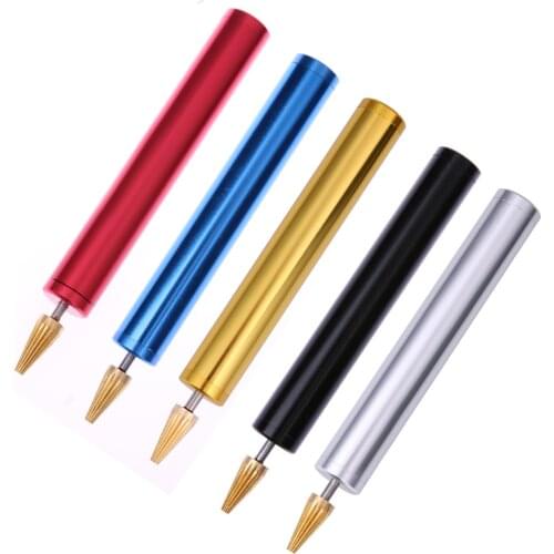 DIY Leathercraft Tools Brass Edge Oil Painting Pen Head Leather Edge Pen Applicator Edge Paint Roller Pen Top Edge Tool