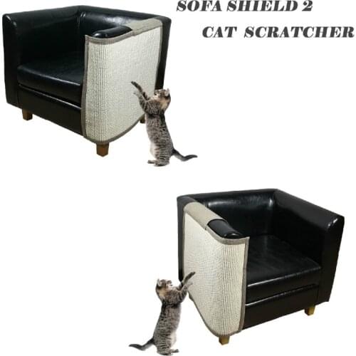 Cat Kitten Scratch Board Pad Sisal Toy Sofa Furniture Protector Cat Claw Care Product Cats Scratcher Paw Pad with Invisible Nail