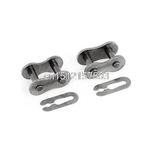 Motorbike Motorcycle 420 Non Ring Chain Master Joint Links Clip 2 Pcs