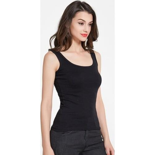 MRMT 2021 New Women Sleeveless Top Knit Vest Solid Color Women Slim Vest T-shirt Top