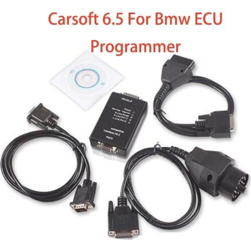 Professional Carsoft 6.5 For BMW E30/E36/E46/E34/E39/E53/E32 OBD2 Auto Car Diagnostic Tool For Bmw ECU Programmer With RS232