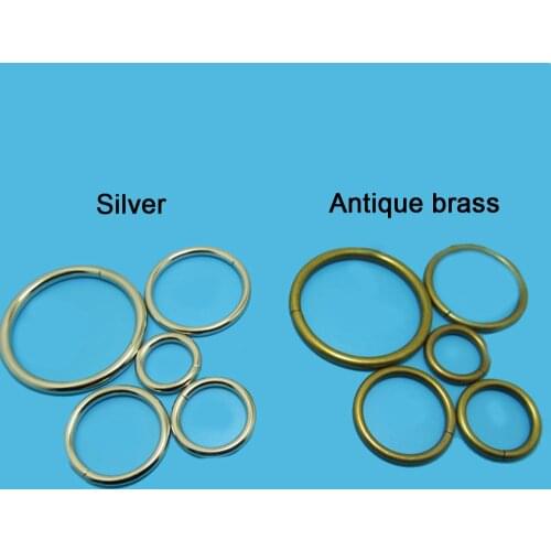 2pcs O Rings Metal Connection For Straps Bags Collars Crafts Buckles DIY Accessorie 20/25/32/38/50mm